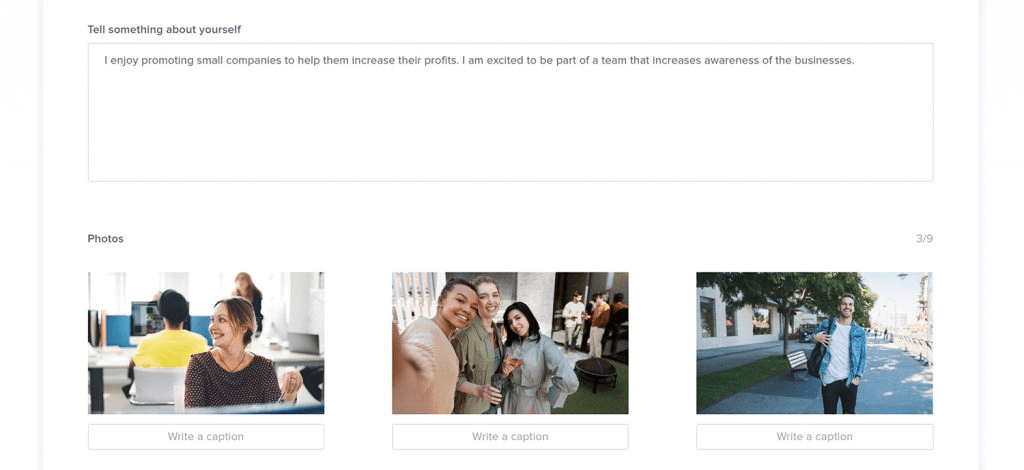Edit your Profile