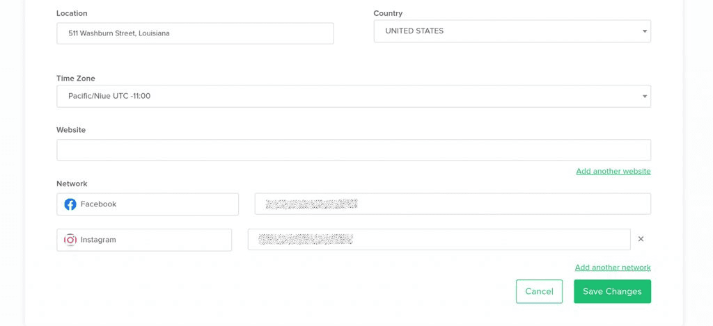 Edit your Profile