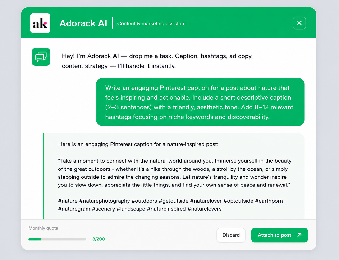 AI Pin Writer