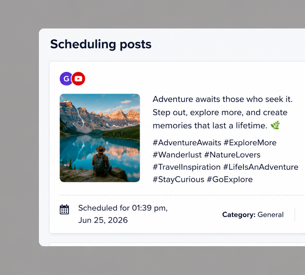 Schedule UI