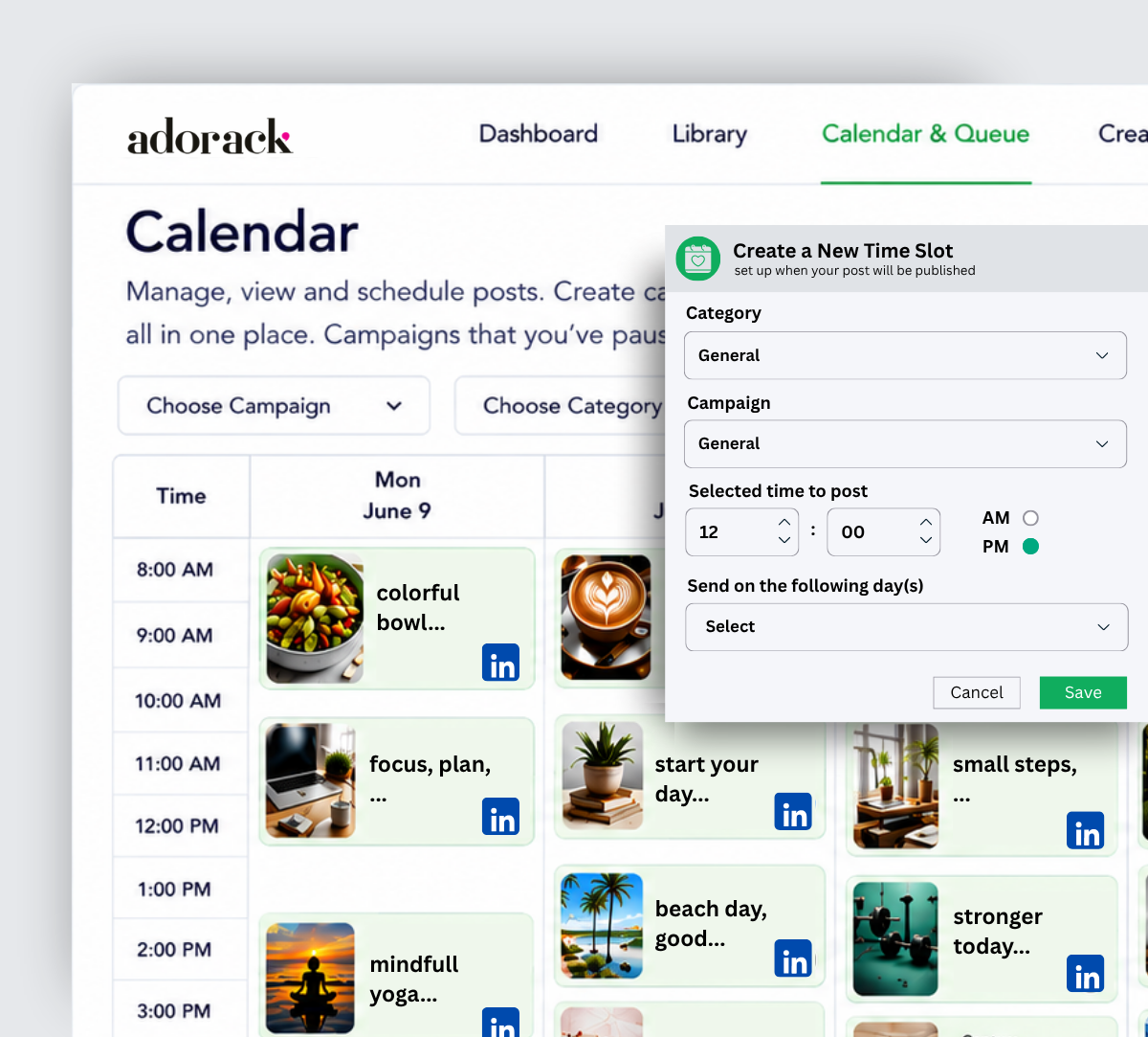 Auto-Post Library UI